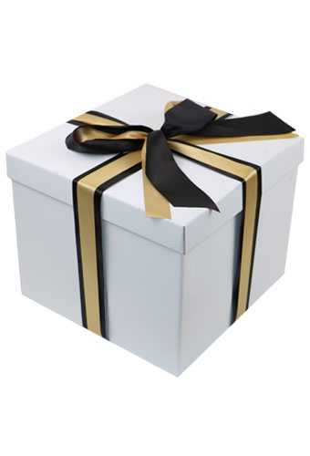 Luxe Geschenkdoos Torino Wit Mat 20x20x15cm 20stuks