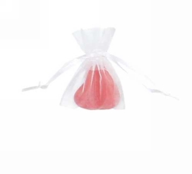 Organza zakjes Wit Super Mini 5x7.5cm 10stuks