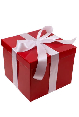Luxe Geschenkdoos Torino Rood Glossy FSC® 25x25x20cm 20stuks