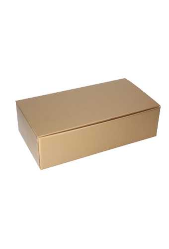 Luxe Wijndozen Ferro Goud voor 2 fles 34x18x9.5cm 30stuks