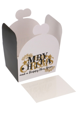 Bonbondoosjes Christmas 250gr Vlindersluiting 9.5x7.5x6cm 25st Bonbondoosjes Christmas 250gr Vlindersluiting 9.5x7.5x6cm 25st
