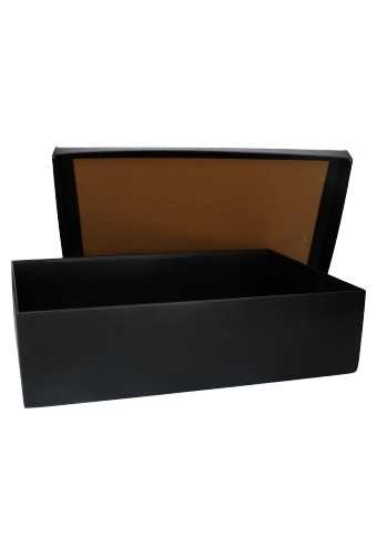 Luxe Kadodoosje & Deksel Bruno Zwart 45.5x32x11cm 535gr 10stuks