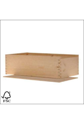 Champagnekist 2 Fles Digitaal 1kleur Bedrukking 40x24.3x12.3cm 10st