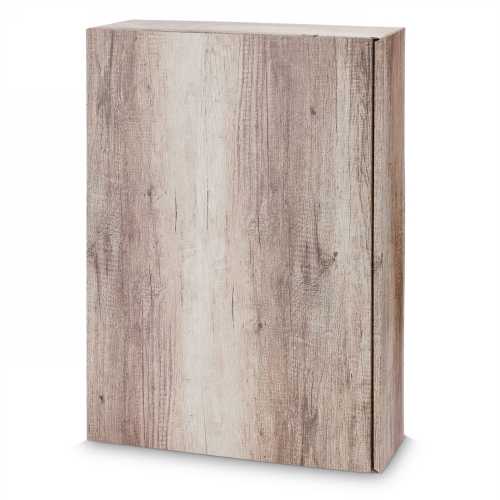 Wijndoos Wood 3 Fles 34.5x24.5x9.4cm 25stuks