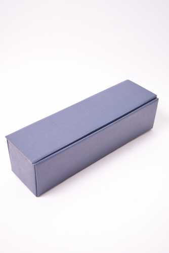 Luxe Wijndozen Ferro Blauw voor 1 fles 34x9x9cm 100stuks OP IS OP