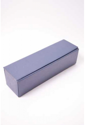 Luxe Wijndozen Ferro Blauw voor 1 fles 34x9x9cm 100stuks OP IS OP