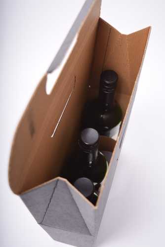 Luxe Wijndozen Vigo Zwart voor 3 fles 27x9x38.5cm 30stuks