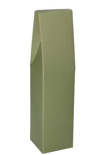 Luxe Wijndozen Vigo Groen Line voor 1 fles 9x9x37cm 50stuks