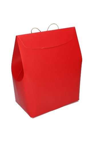 Kadozakjes Borgo Rood Met Plakstrip & Lint 18x11.5x24.5cm 10stuks