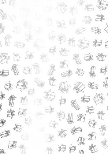 Sintpapier Metaalpapier Pakjes Wit 50cm x 125meter OP IS OP