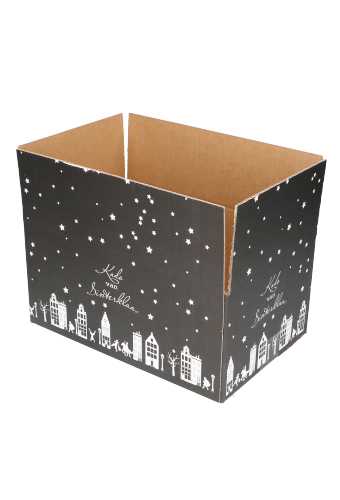 Sintdozen Kado Van Sinterklaas Zwart 39x29x17.5cm 15stuks OP IS OP