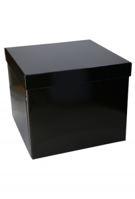 Luxe Geschenkdoos Torino Zwart Glossy FSC® 25x25x20cm 20stuks