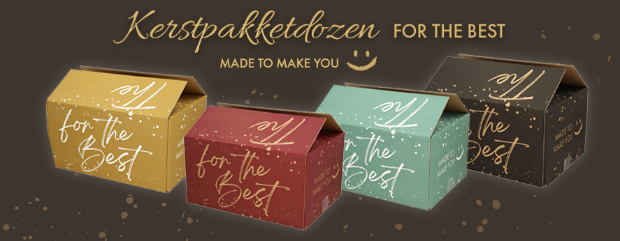 Kerstpakkettendozen en Kerstpakketdoos