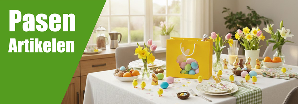 Paasartikelen bij Krabbendam Kadoverpakking. Specialist in kadoverpakkingen.
